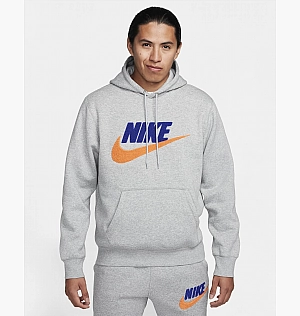 Худи Nike Club Fleece Pullover Hoodie Grey FN3104-063