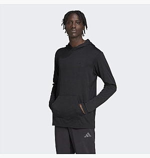 Лонгслів Adidas Train Essentials Made To Be Remade Training Long Sleeve Hoodie Black Ib8158