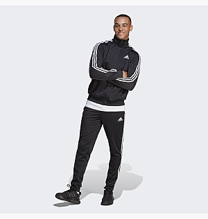 Спортивный Костюм Adidas Sportswear Basic 3-Stripes Tricot Track Suit Set Black Ic6747