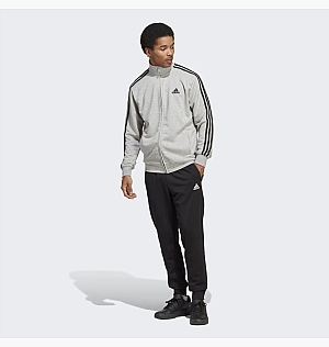 Спортивный Костюм Adidas Sportswear Basic 3-Stripes French Terry Track Suit White Ic6748