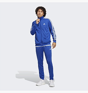 Спортивный костюм Adidas Basic 3-Stripes Tricot Tracksuit Blue IC6761