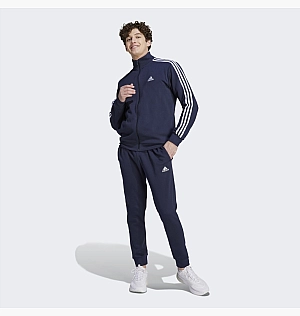 Спортивний костюм Adidas Basic 3-Stripes Fleece Track Suit Blue IJ6064