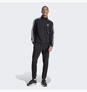 Спортивный костюм Adidas Basic 3-Stripes Fleece Track Suit Black IJ6067