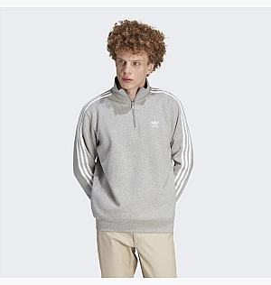 Кофта Adidas Adicolor Classics 3-Stripes Half-Zip Sweatshirt Grey IL2497