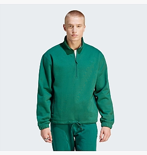 Кофта Adidas Adicolor Contempo Half-Zip Crew Sweatshirt Green IM4396