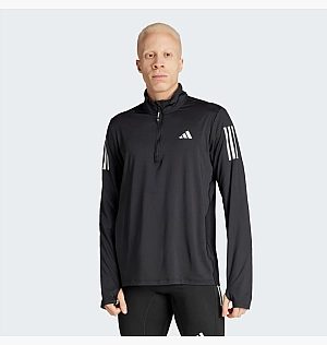 Кофта Adidas Own The Run Half-Zip Jacket Black IN1490