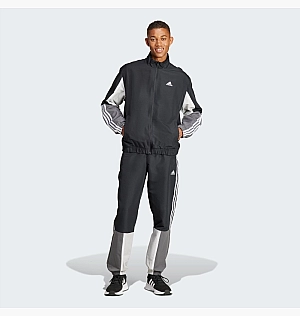 Спортивный костюм Adidas Sportswear Colorblock 3-Stripes Tracksuit Black IP1611