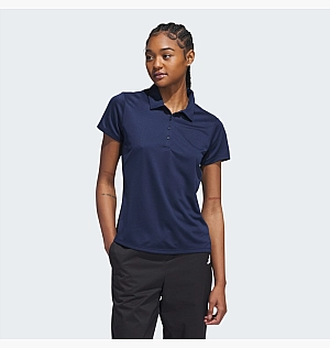 Поло Adidas Solid Performance Short Sleeve Polo Shirt Blue IP2151