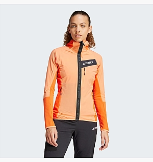 Вітровка Adidas Terrex Techrock Hooded Wind Fleece Jacket Orange IP3635
