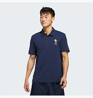 Поло Adidas X Malbon Polo Shirt Blue IP9219