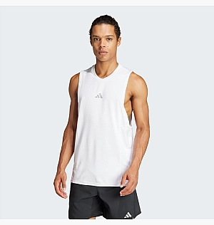 Майка Adidas Designed For Training Workout Heat.Rdy Tank White IS3709