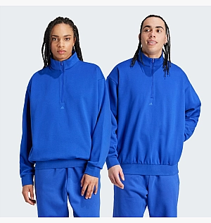 Кофта Adidas Basketball Half-Zip Blue IW1624