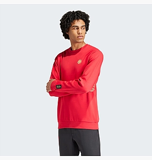 Свитшот Adidas Manchester United Cultural Story Crew Sweatshirt Red IW9306