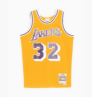 Майка Mitchell & Ness Nba Swingman Los Angeles Lakers 84 Magic Johnson Jersey Yellow SMJYGS18175-LALLTGD84EJH