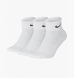 Носки Nike Value Cotton Quarter (3 пары) White Sx4926-101