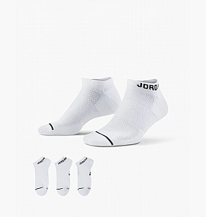 Носки Jordan Jumpman No-Show (3 пары) White Sx5546-100