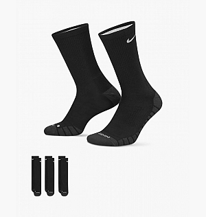 Шкарпетки Nike U Dry Cush Crew (3 пари) Black SX5547-010