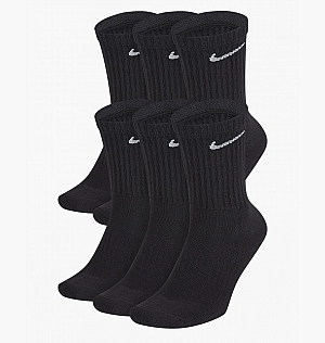 Шкарпетки Nike U EVERYDAY CUSH CREW 6PR Black SX7666-010