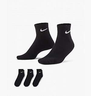 Шкарпетки Nike U Nk Everyday Cush Ankle 3Pr Black SX7667-010