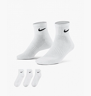 Носки Nike U Nk Everyday Cush Ankle (3 пары) White Sx7667-100