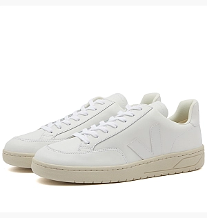 Кросівки Veja V-12 Leather Sneaker White XD0202297B
