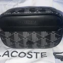 Сумка унисекс Lacoste Reporter Bag Black/Grey NH3650LX.H45
