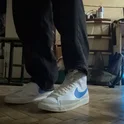 Кроссовки мужские Nike Blazer Mid 77 Vintage White/Blue Bq6806-118