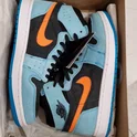 Кроссовки мужские Air Jordan 1 High Zoom Air Cmft 2 Blue/Light Blue DV1307-408