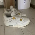 Кроссовки женские Air Jordan 4 Retro White AQ9129-170