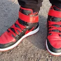 Кроссовки детские Air Jordan 1 Hi Flyease Gs Black/Red DC7986-060