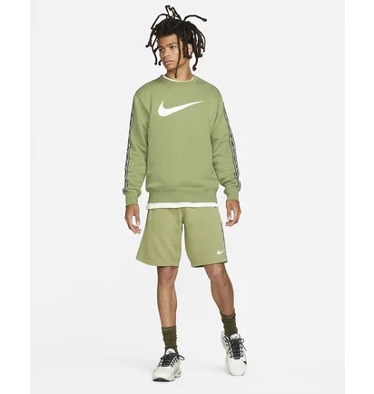 Свитшот мужской Nike Repeat Sw Pk Jogger Olive Dx2029-334