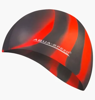 Шапочка для плавання Aqua speed Bunt 5627 Black/Red 113-38