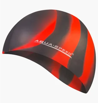 Шапочка для плавания Aqua speed Bunt 5627 Black/Red 113-38
