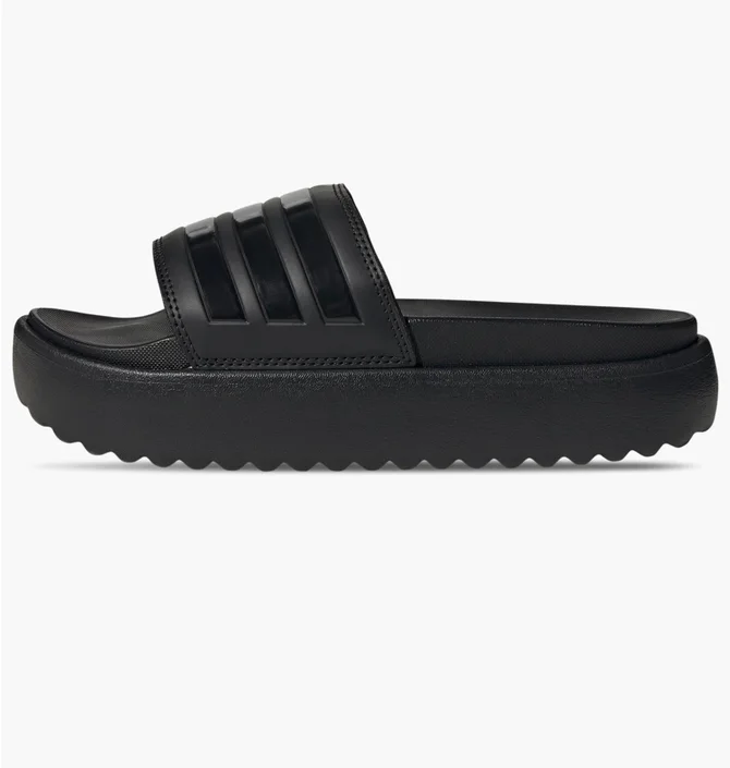 Тапочки женские Adidas Adilette Platform Slides Black Hq6179