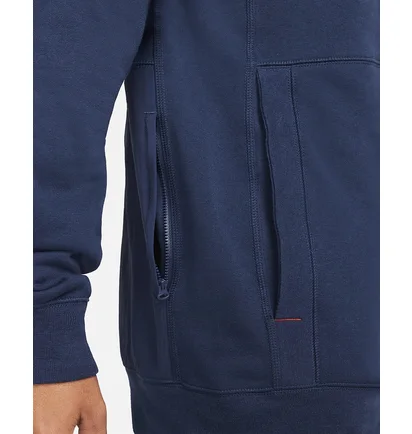 Худі чоловіче Nike Mens Fleece Soccer Hoodie Blue DC9024-410