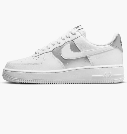 Кросівки жіночі Nike Air Force 1 Low 07 White Metallic Silver White Dd8959-104