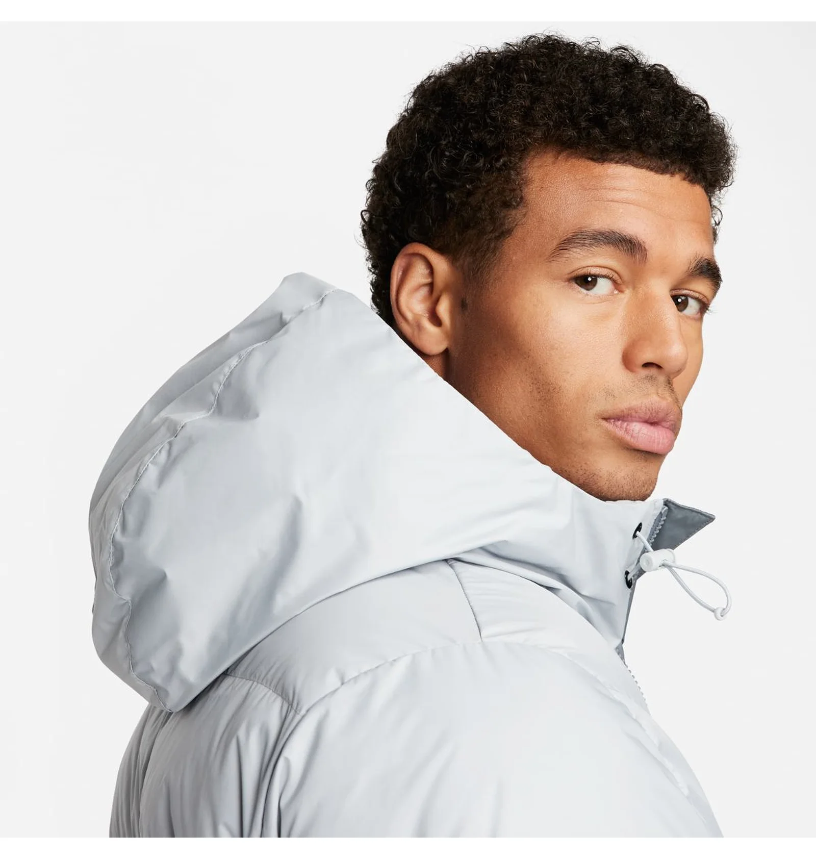 ᐉ Пуховик чоловічий Nike Sf Wr Pl-Fld Hd Jkt Grey FB8185-077