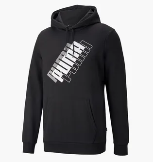 Худи мужское Puma Power Logo Black 847378-01