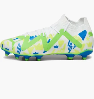 Бутси унісекс Puma Football Shoes Future Match Njr Fg/Ag White 107612-01