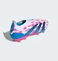 Бутсы унисекс Adidas Predator Elite Laceless Firm Ground Soccer Cleats White/Pink IF8864