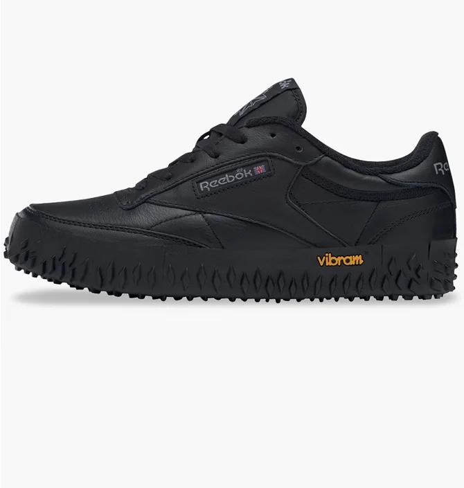 Кроссовки унисекс Reebok Club C Vibram Black Gy8792