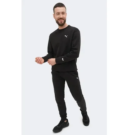 Спортивный костюм мужской Puma Rad/Cal Crew Dk Black 678915-01__678917-01