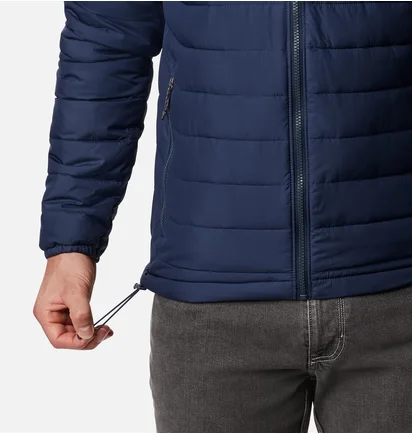 Куртка чоловіча Columbia Powder Lite™ Hooded Insulated Jacket Blue 1693931-465