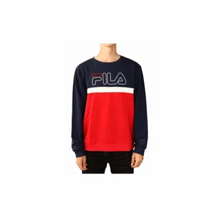 Свитшот мужской Fila Men Laurus Crew Sweat Black/Red 683182R69