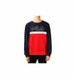 Свитшот мужской Fila Men Laurus Crew Sweat Black/Red 683182R69