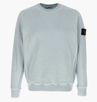Світшот чоловічий Stone Island Blauw Light Blue K1S156100020-S0060-V0141