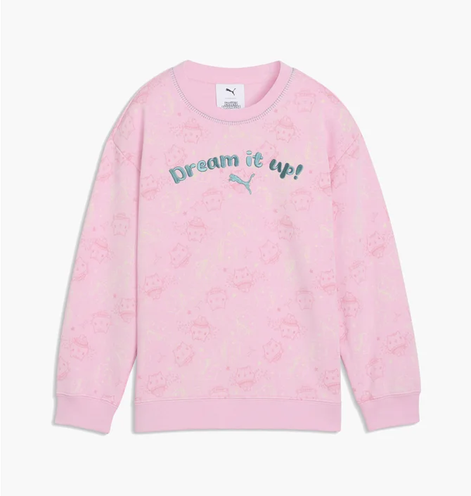 Світшот дитячий Puma X GabbyS Dollhouse Printed Pink 634933-75