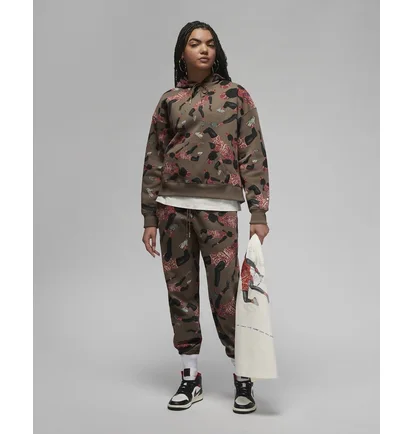 Худи женское Jordan Artist Series Fleece Pullover Hoodie Brown DX0387-274