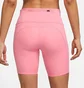 Шорты женские Nike Mid-Rise Ribbed Panel Running Pink DX2951-611
