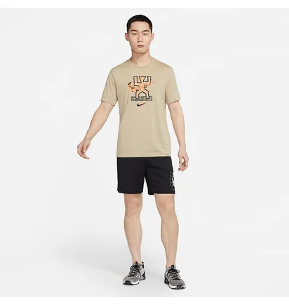 Футболка мужская Nike Dri Fit Just Do It Beige DR7573-250
